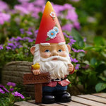 Beleuchteter Gartenzwerg - Vignette | GZLustig