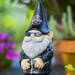 Biker Gartenzwerg - Vignette | GZLustig