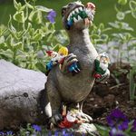 Gartenzwerg Dinosaurier - Vignette | GZLustig