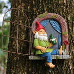 Gartenzwerg Fenster - Vignette | GZLustig