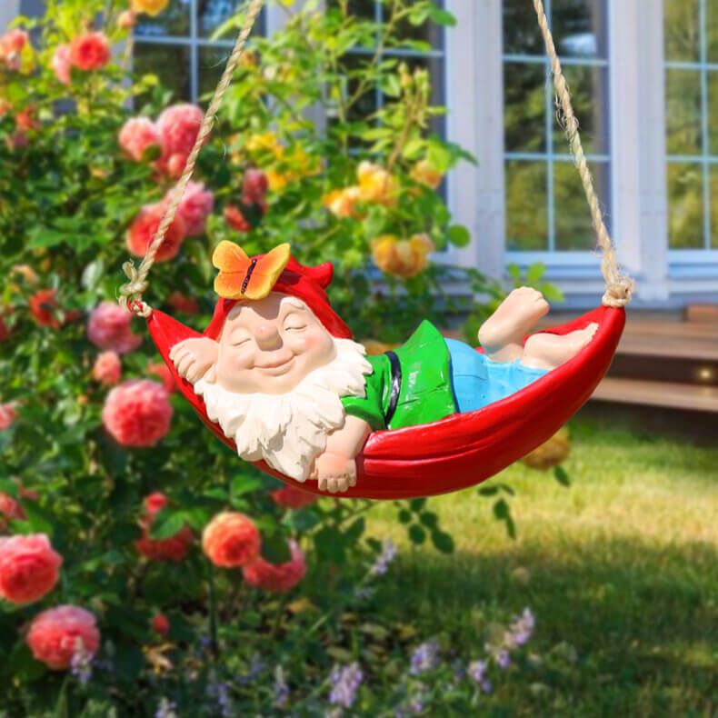 miniatur hängematte Gartenzwerg Hängematte