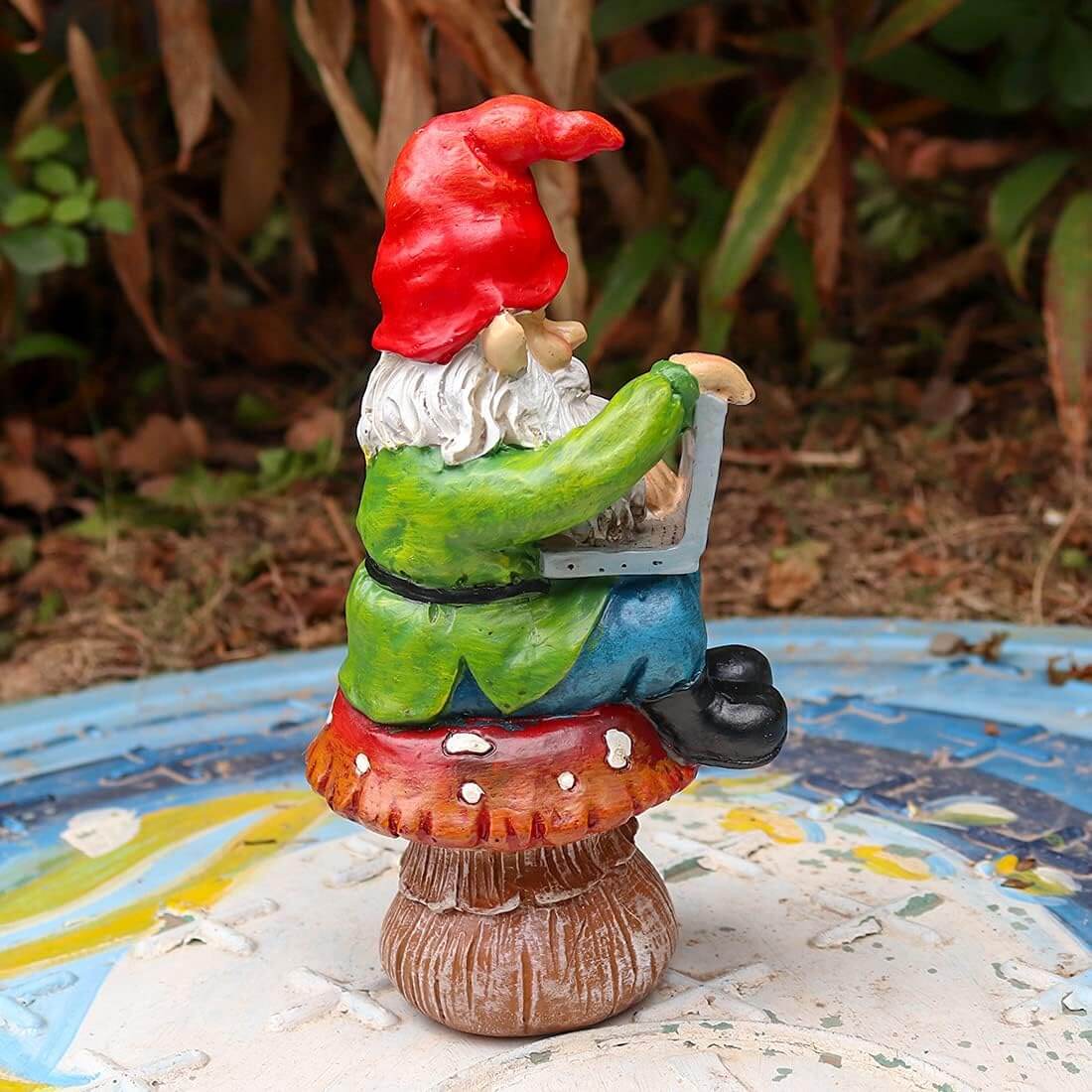 Gartenzwerg Mit Computer