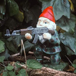 Gartenzwerg Mit Gewehr - Vignette | GZLustig
