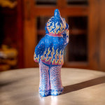 Gartenzwerg Mittelfinger Blau - Vignette | GZLustig