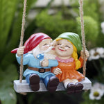 Gartenzwerg Paar hängend - Vignette | GZLustig