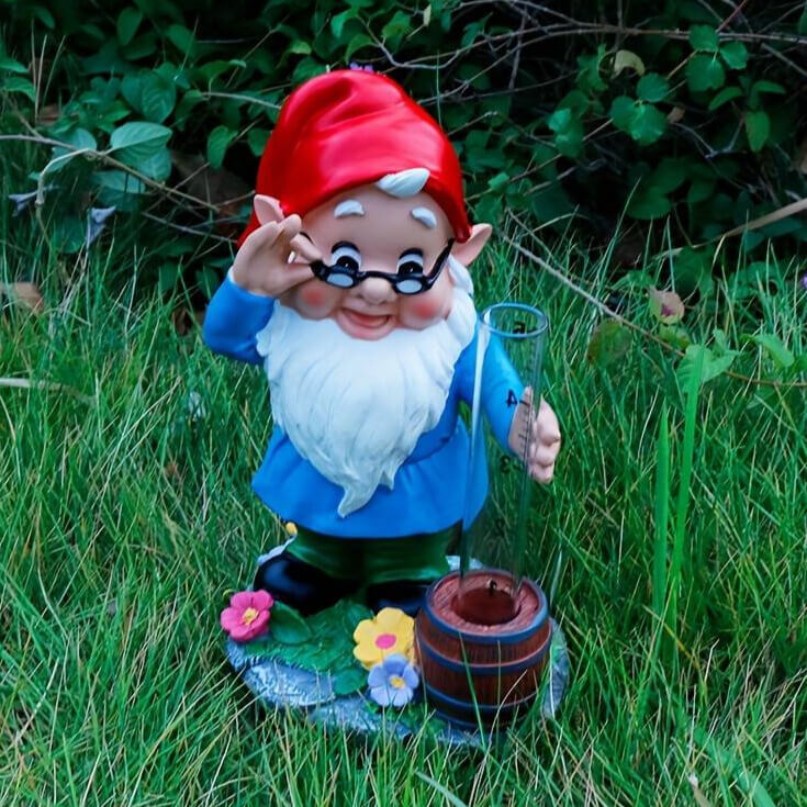 Gartenzwerg Regenmesser GZLustig