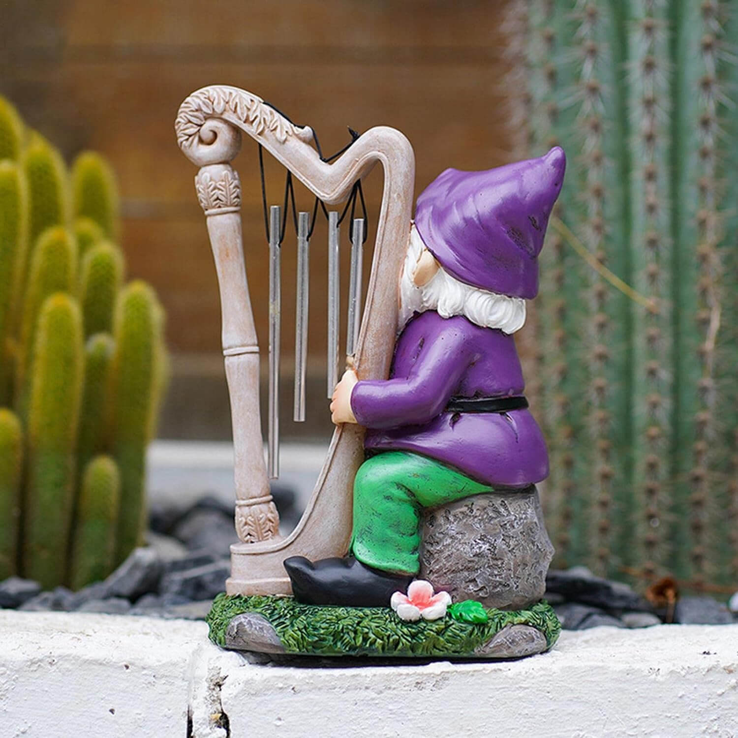 Gartenzwerg Windspiel