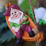 Schaukelnder Gartenzwerg - Vignette | GZLustig
