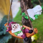 Schaukelnder Gartenzwerg - Vignette | GZLustig