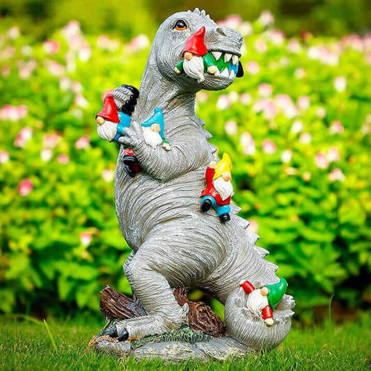 T Rex Gartenzwerg