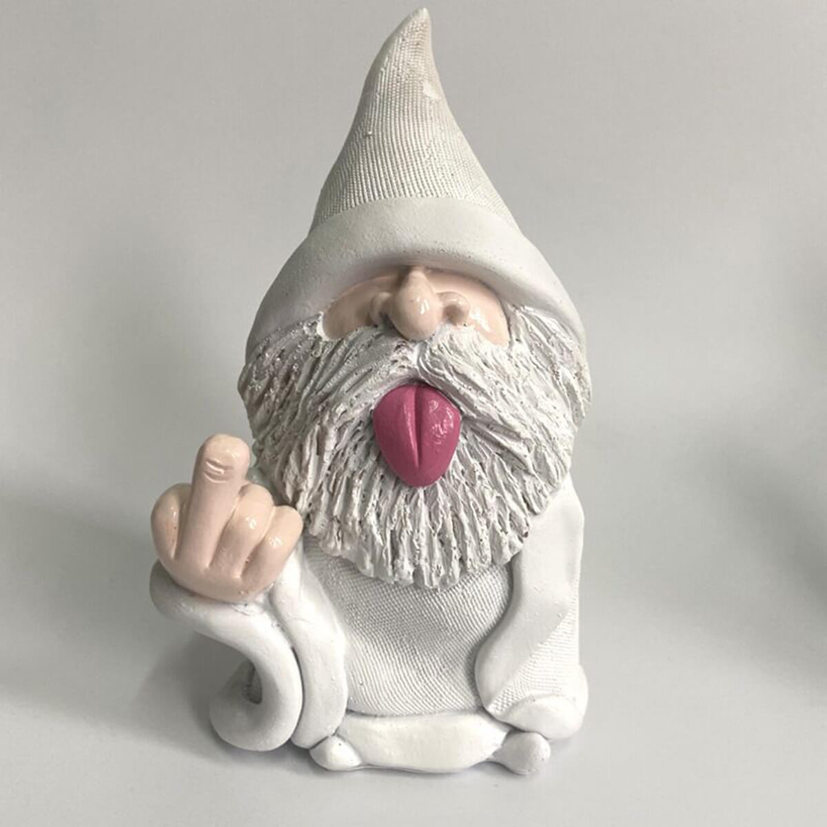 Zwerg Der Mittelfinger Zeigt