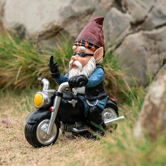 Gartenzwerg Harley Davidson