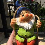 Schaukelnder Gartenzwerg - Vignette | GZLustig