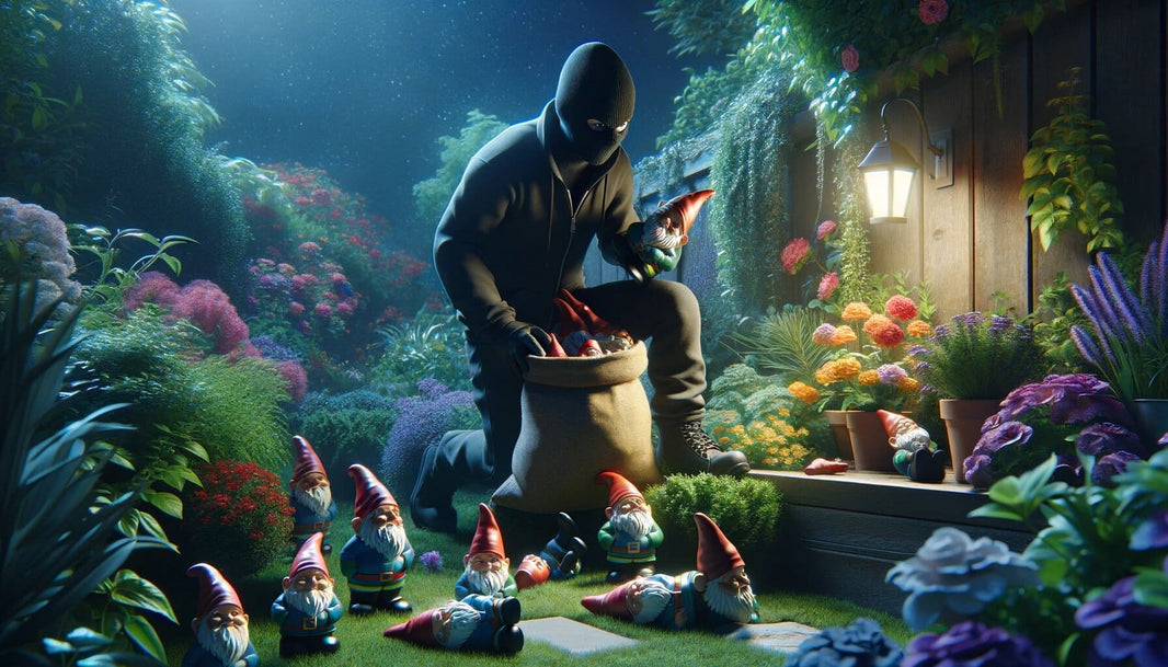 170 GARTENZWERGE ÜBER NACHT GESTOHLEN