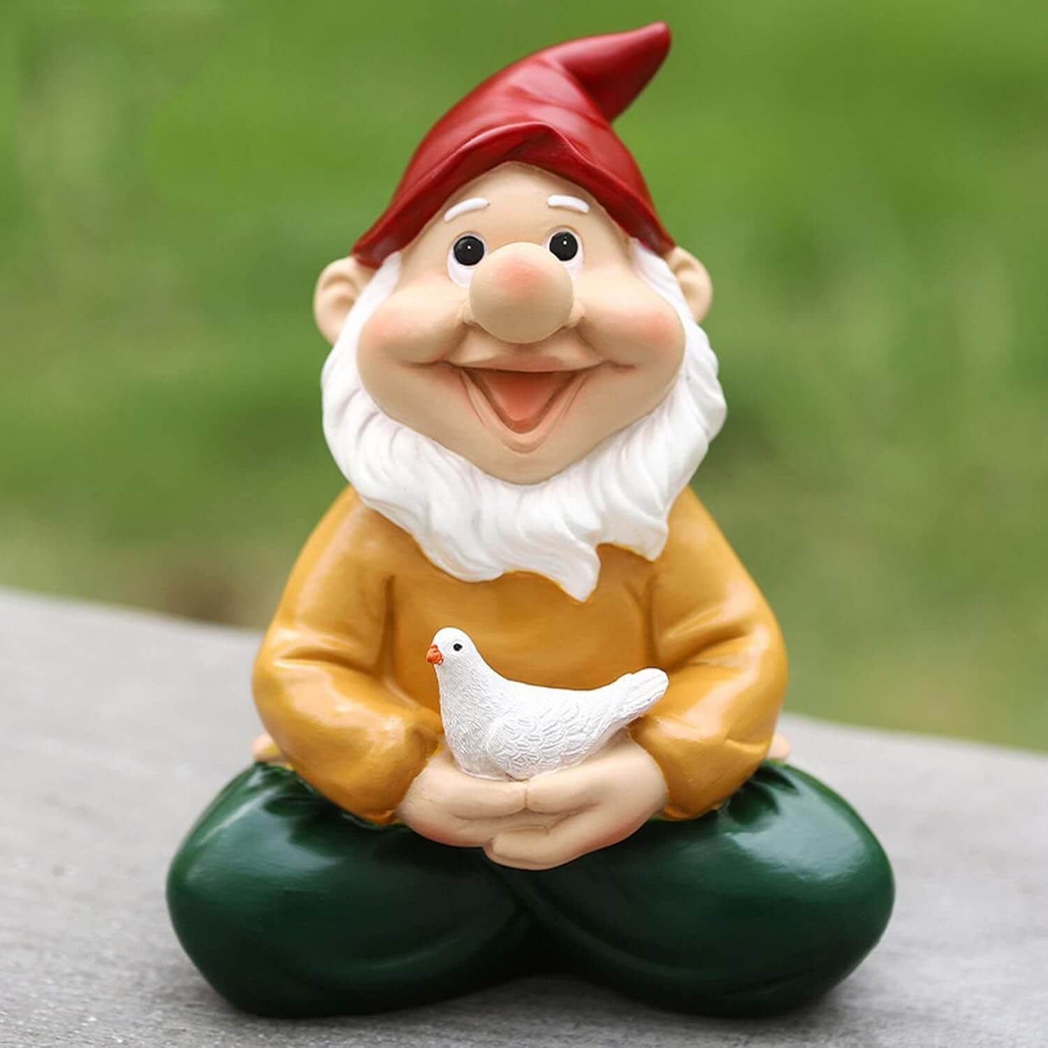 Gartenzwerg Meditierend