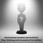 Personalisierte Gartenzwerge - Vignette | GZLustig