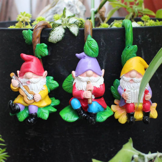 Hängende Gartenzwerge Musiker