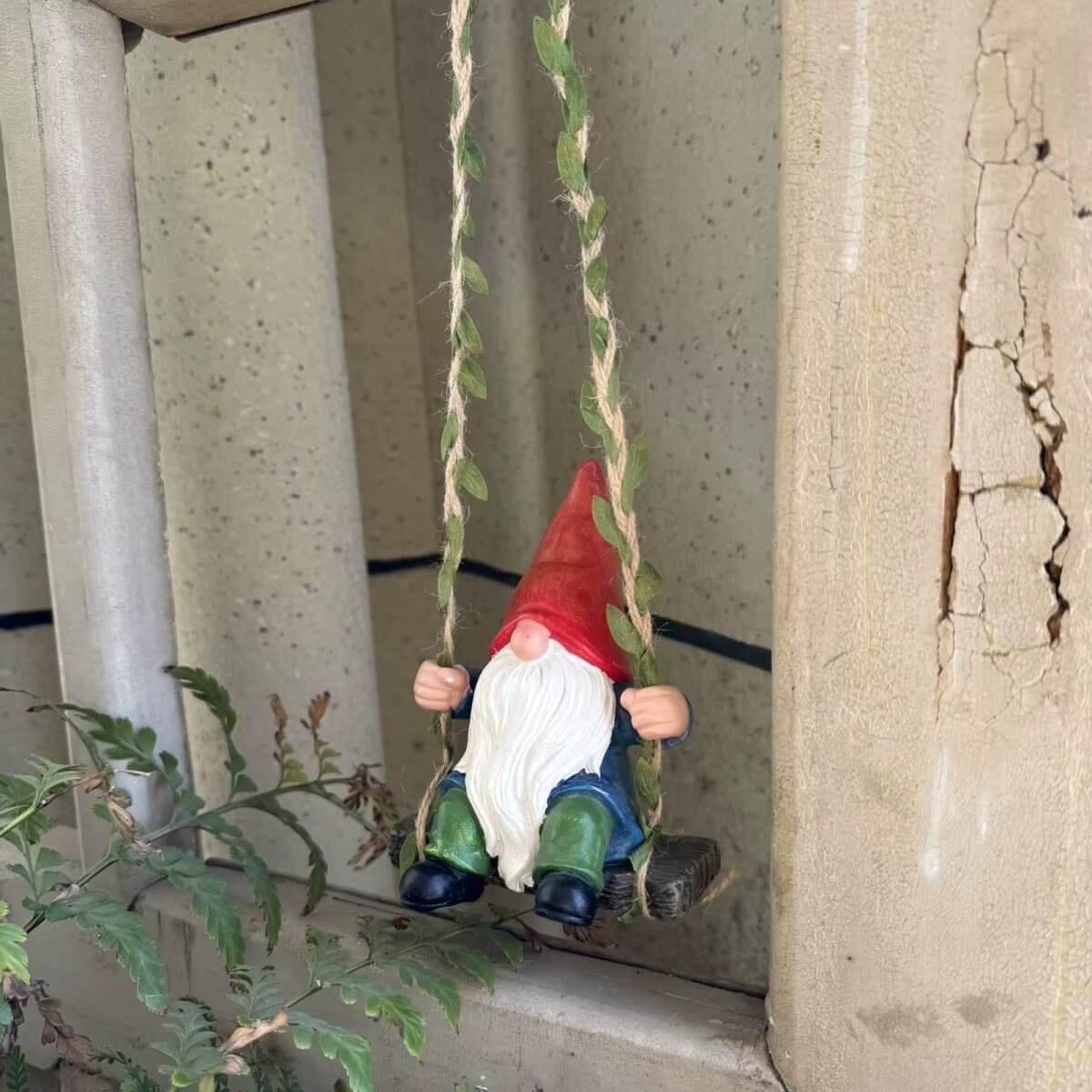 Hängender Gartenzwerg