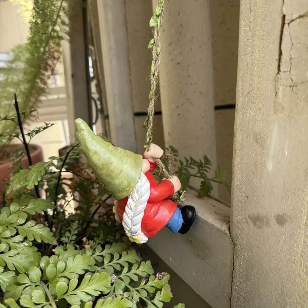 Kletternder Gartenzwerg