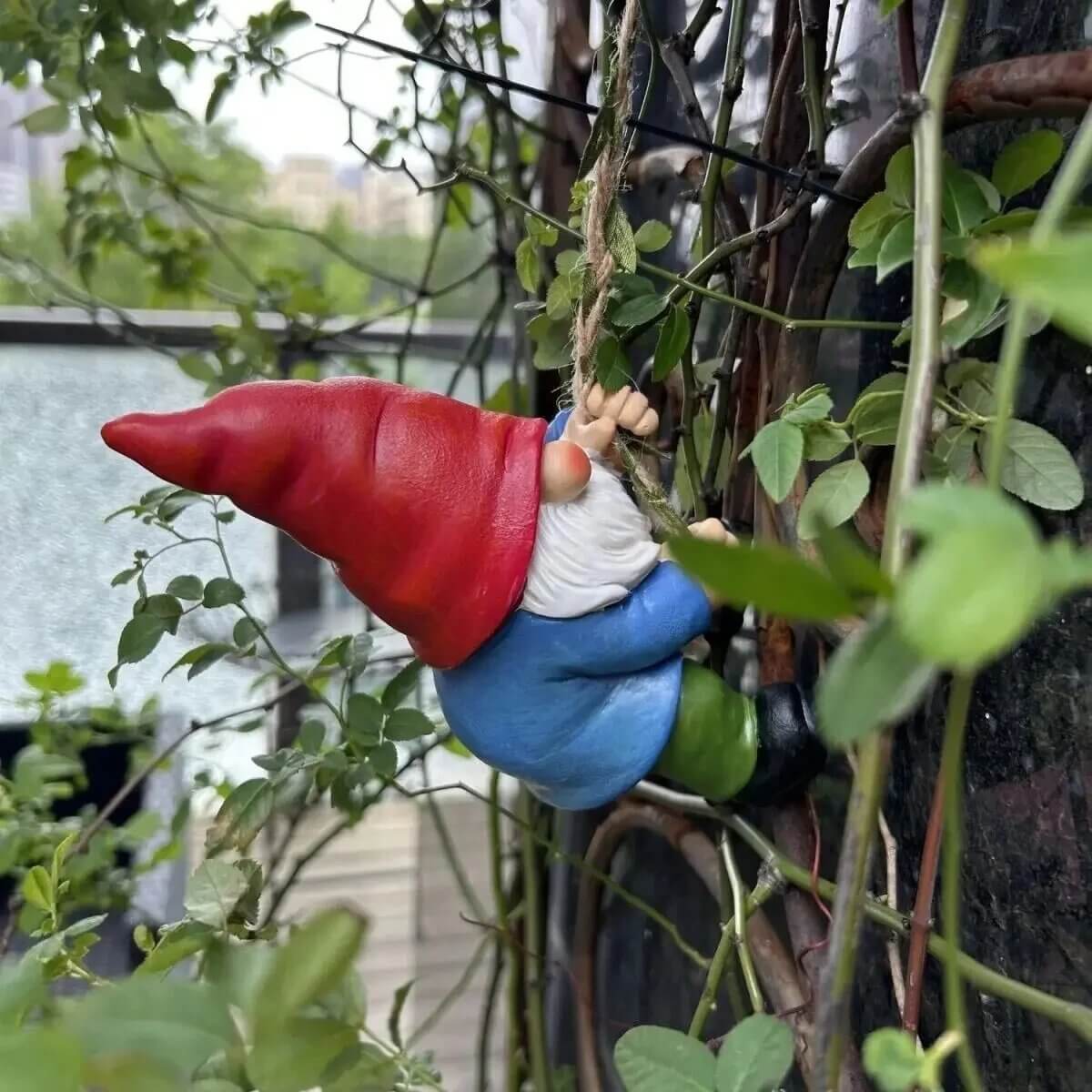 Kletternder Gartenzwerg