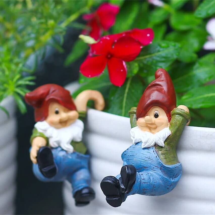 Miniatur Gartenzwerge