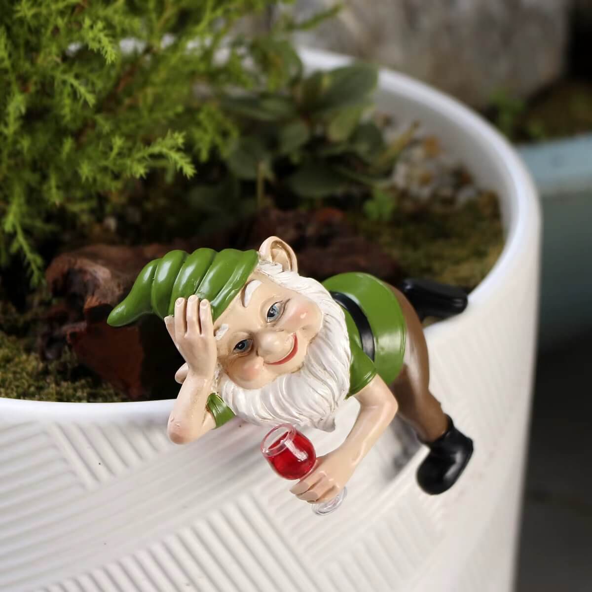 Gartenzwerg Betrunken