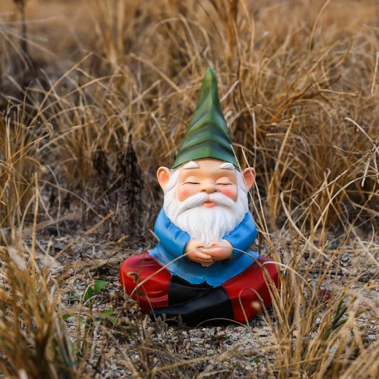 Yoga Gartenzwerg sitzend