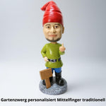 Personalisierte Gartenzwerge - Vignette | GZLustig